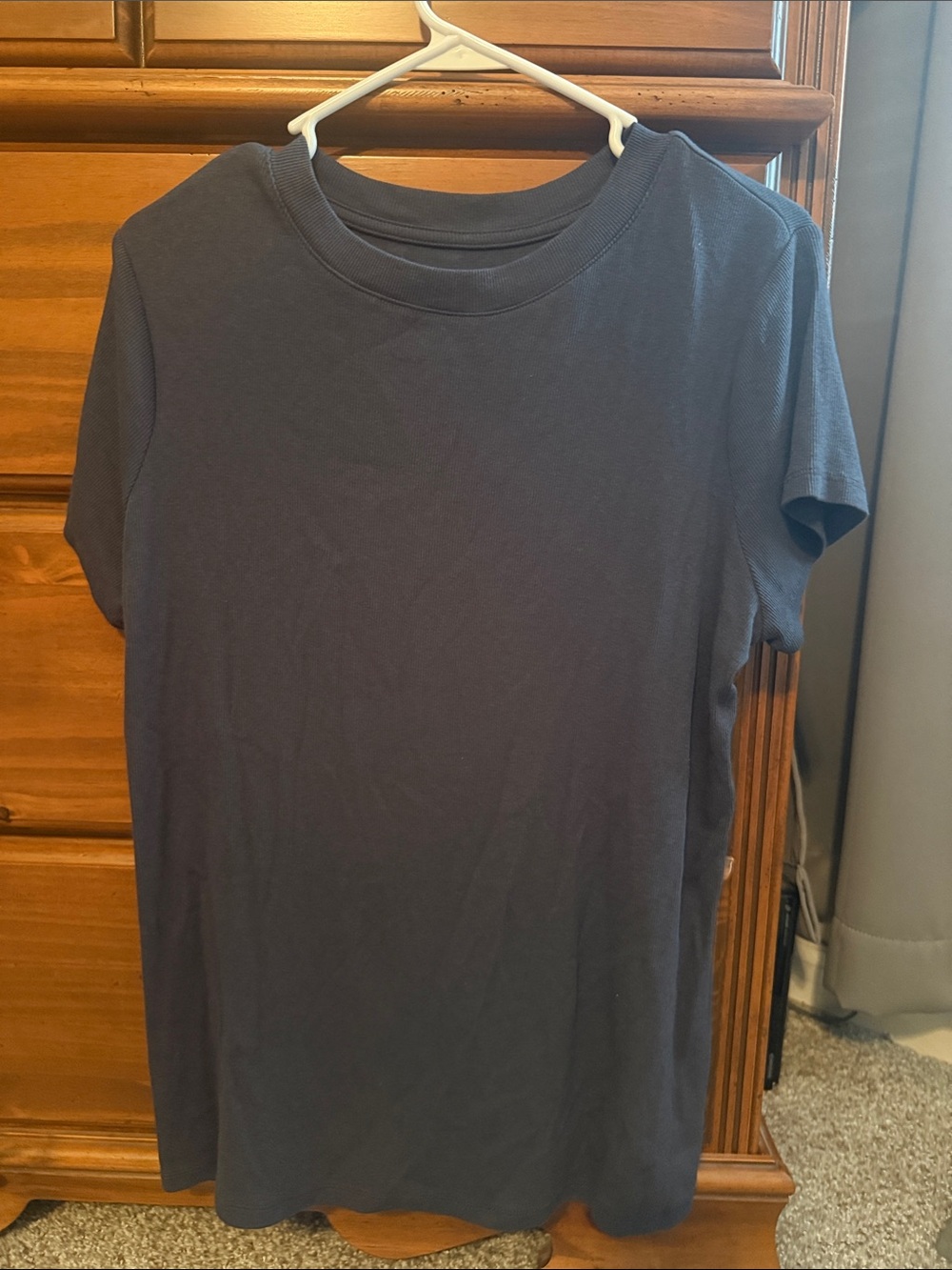 a new day Short Sleeve Crew Neck T-Shirt in Grey
